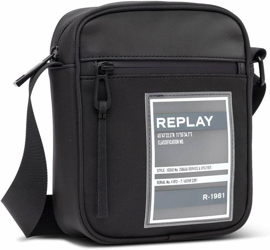 ΤΣΑΝΤΑ ΩΜΟΥ REPLAY FM3649.000.A0313 098 ΜΑΥΡΟ REPLAY