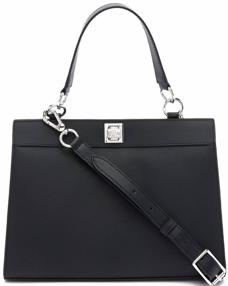 LACOSTE ΤΣΑΝΤΑ ΧΕΙΡΟΣ LACOSTE NF4367DB 000 ΜΑΥΡΟ