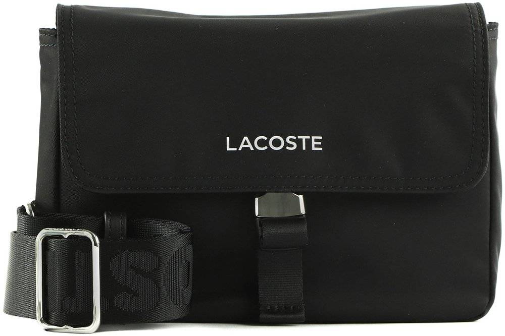 ΤΣΑΝΤΑ ΩΜΟΥ LACOSTE NU4491SG L24 ΜΑΥΡΟ