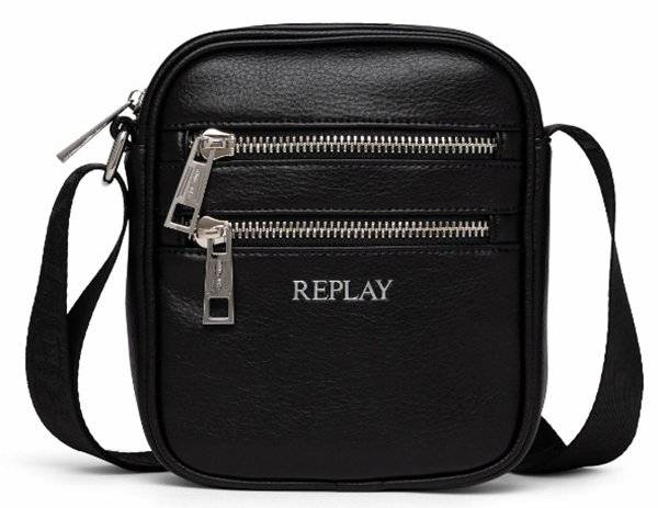 ΤΣΑΝΤΑ ΩΜΟΥ REPLAY FM3677.000.A0132F 098 ΜΑΥΡΟ REPLAY