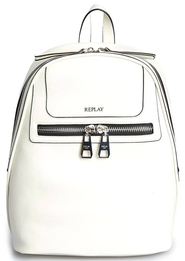 ΤΣΑΝΤΑ ΠΛΑΤΗΣ REPLAY FW3561.000.A0458C 002 ΛΕΥΚΟ REPLAY