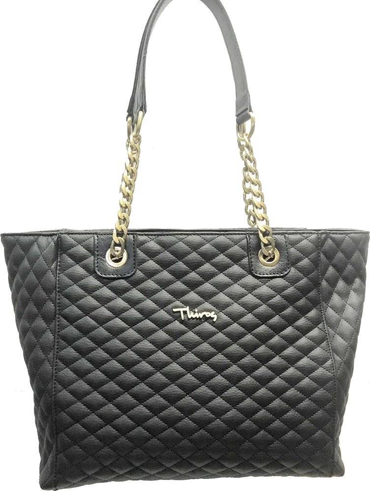ΤΣΑΝΤΑ ΩΜΟΥ THIROS GLAM 03-8262 ΜΑΥΡΟ