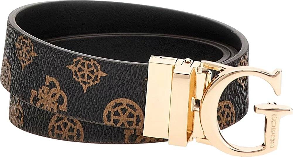 ΖΩΝΗ GUESS ERICA REV - ADJ BW9171P4430 ΚΑΦΕ/ΜΑΥΡΟ (S)