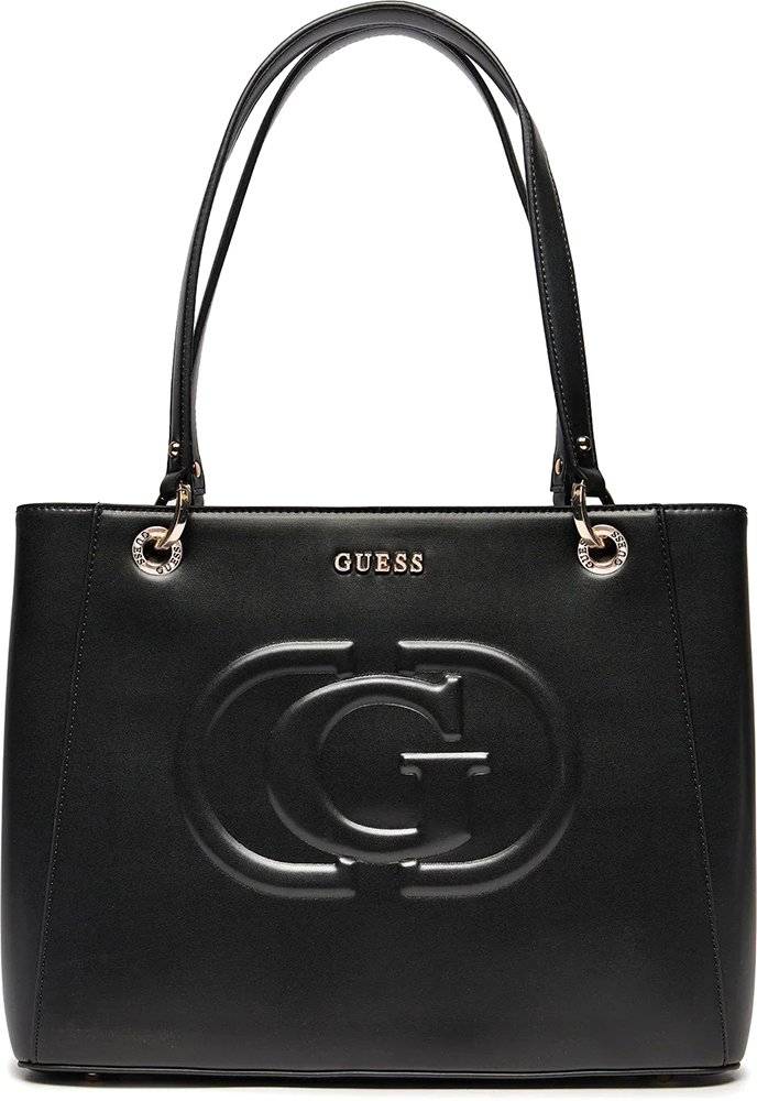 GUESS ΤΣΑΝΤΑ ΩΜΟΥ GUESS MIETTA NOEL TOTE HWEVG951325 ΜΑΥΡΟ