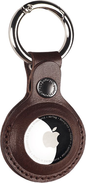 PULARYS ΜΠΡΕΛΟΚ PULARYS NOMAD KEYRING 182914102 FOR AIR TAG ΣΚΟΥΡΟ ΚΑΦΕ