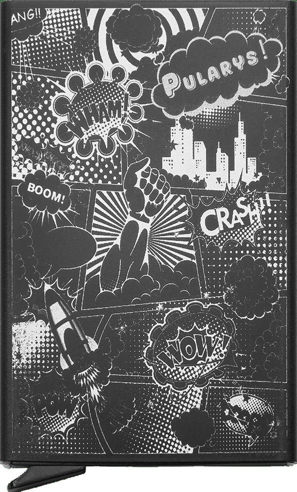 ΚΑΡΤΟΘΗΚΗ PULARYS ZEN CARDS 191610801 BLACK ACTION COMICS ΜΑΥΡΟ