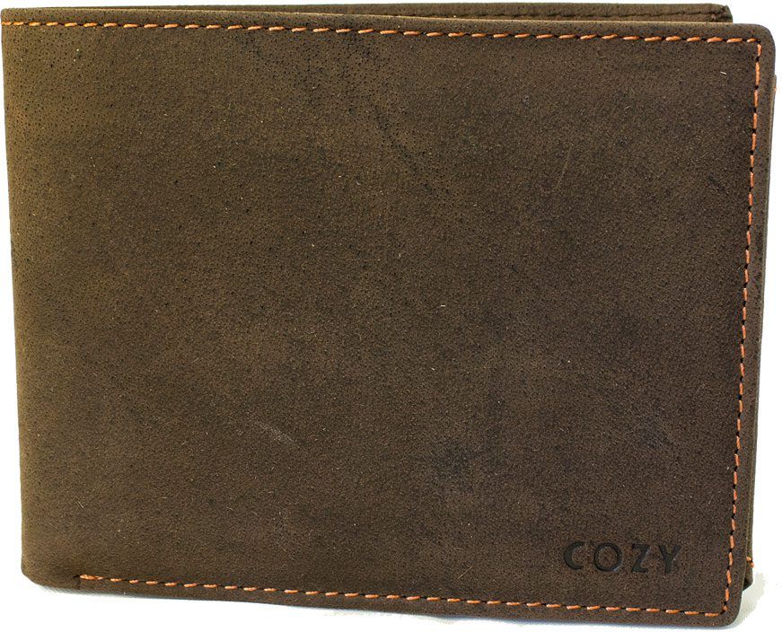 ΠΟΡΤΟΦΟΛΙ COZY ΔΕΡΜΑΤΙΝΟ OIL COW 4021 ΚΑΦΕ COZY