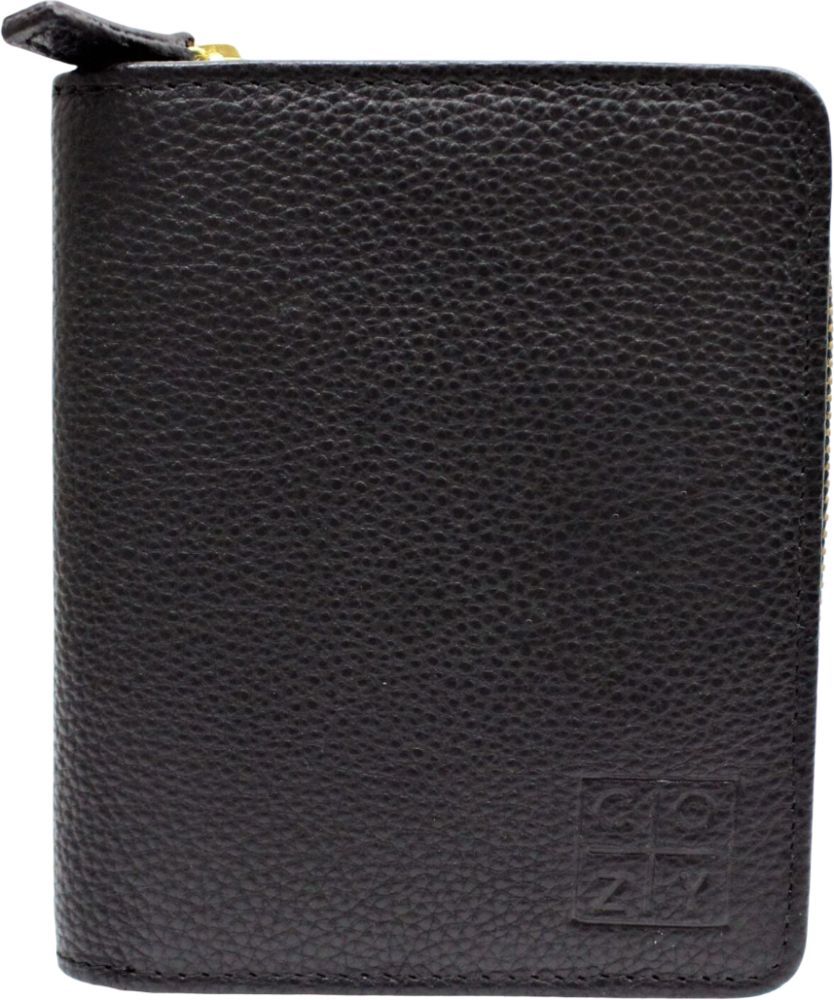 ΠΟΡΤΟΦΟΛΙ COZY ΔΕΡΜΑΤΙΝΟ 1820 ΜΑΥΡΟ COZY