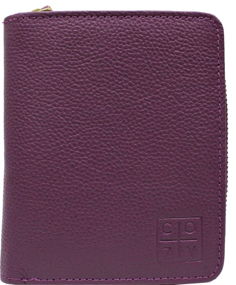COZY ΠΟΡΤΟΦΟΛΙ COZY ΔΕΡΜΑΤΙΝΟ 1820 ΒΙΟΛΕΤΙ