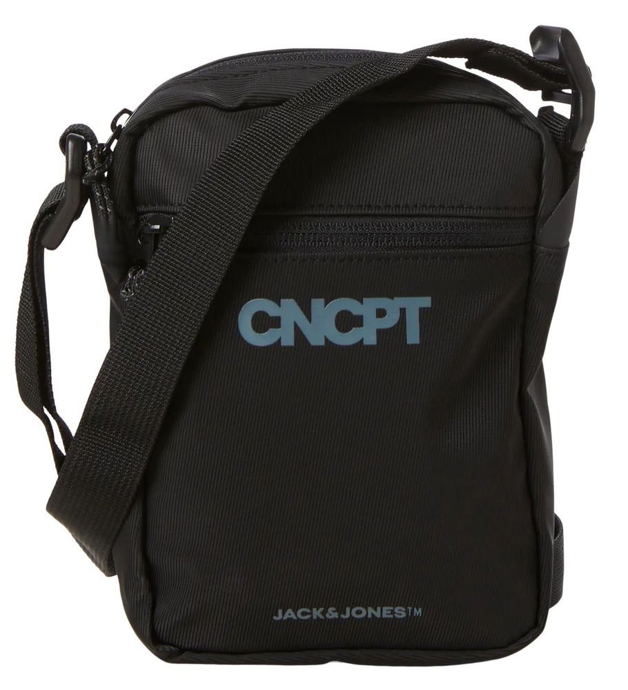 JACK - JONES ΤΣΑΝΤΑ ΩΜΟΥ JACK - JONES JACPARKER SLING BAG LN 12276810 ΜΑΥΡΟ