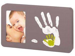   BABY ART DUO PAINT PRINT FRAME TAUPE