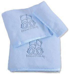  BEBE FLEECE FOREVER FRIENDS TAKE A NAP BLUE 110X150