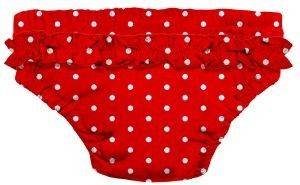   BAMBINO MIO REUSABLE SWIM NAPPY L - RED POLKA DOT