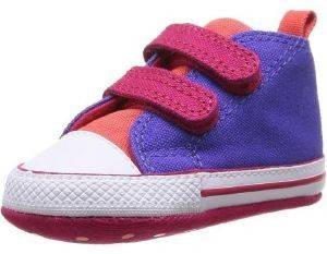     CONVERSE ALL STAR CHUCK TAYLOR FIRST HI PERIWINKLE BERRY PINK