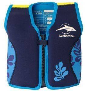  FLOAT JACKET KONFIDENCE BLUE PALM (104.)-(4-5 )