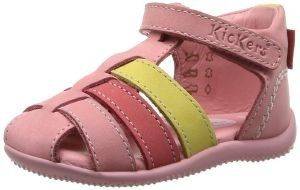  KICKERS BIGFLO GOLF NUBUCK / (PINK DK PINK YE) (EU:25)