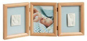   BABY ART DOUBLE PRINT FRAME HONEY