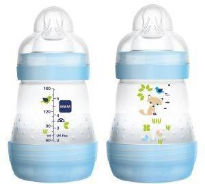  ANTI-COLIC MAM PP      160ML [350S]  ARCTIC BLUE ( )