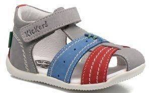  KICKERS BIGBAZAR 279054 GRIS CLAIR BLEU ROUGE  (EU:21)