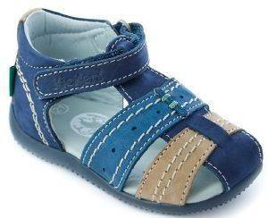  KICKERS BIGBAZAR 279054 MARINE BLEU BEIGE  (EU:20)