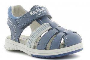  KICKERS PLATINIUM 349503 BLEU BLANC- (EU:22)