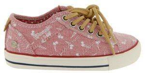  SNEAKERS WRANGLER STARRY LOW 17127 CHAMBREY/RED PALM  (EU:32)