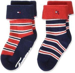    TOMMY HILFIGER TH BABY STRIPE FULL TERRY MIDNIGHT BLUE- 2 (15-18)