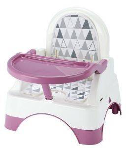   THERMOBABY   EDGAR BOOSTER SEAT WITH STEP ORCHID PINK-