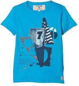 T-SHIRT GARCIA JEANS M83406-1039 MOSAIC BLUE-  (140.)-(10)