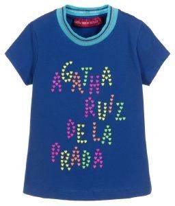 T SHIRT AGATHA RUIZ DE LA PRADA CONCEPTUAL BLUE ROYAL-  (104.)-(4)