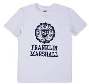 T-SHIRT FRANKLIN & MARSHALL BRAND LOGO FMS0060  (110.)-(4-5)