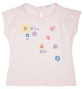 T-SHIRT BENETTON CA IT'S A LIFE DAY  