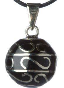 BOLA   - BLACK SWIRLS SILVER  ()