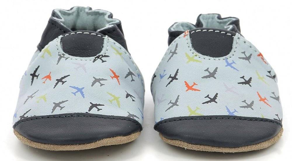 ΠΑΝΤΟΦΛΑΚΙΑ ROBEEZ 913340 AEROPLANE ΣΚΟΥΡΟ ΜΠΛΕ/ΓΚΡΙ (EU:19-20) ROBEEZ
