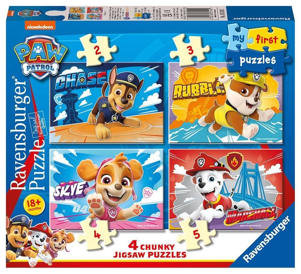 PAW PATROL RAVENSBURGER ΤΑ ΠΡΩΤΑ ΜΟΥ ΠΑΖΛ 2-3-4-5 14ΤΜΧ RAVENSBURGER