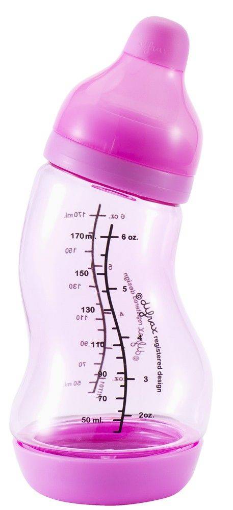 ΜΠΙΜΠΕΡΟ DIFRAX ΣΕ ΣΧΗΜΑ S 250ML ΡΟΖ DIFRAX