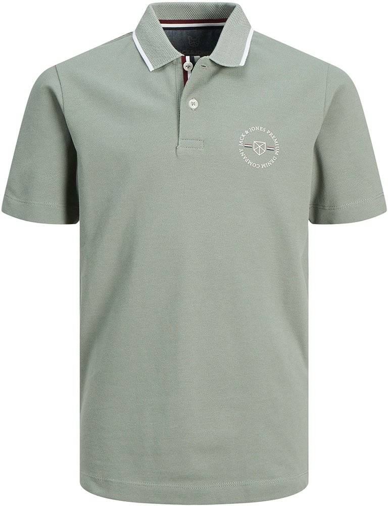 POLO T-SHIRT JACK - JONES 12254237 JPRBLUSHIELD ΓΚΡΙ (152 CM)-(12 ΕΤΩΝ)