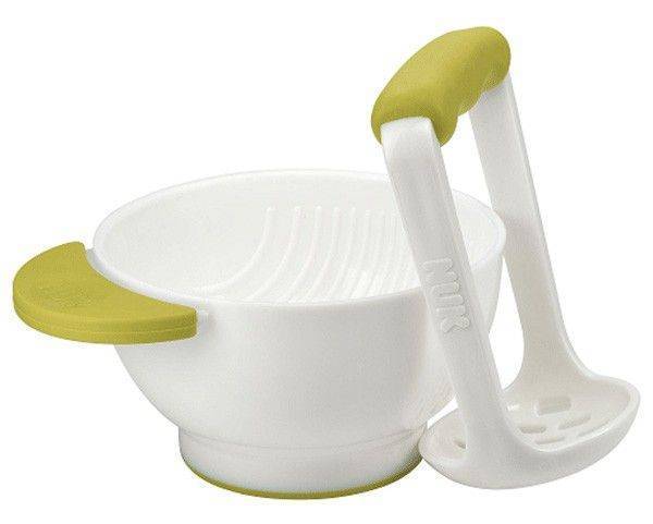 NUK ΠΟΛΤΟΠΟΙΗΤΗΣ ΧΕΙΡΟΣ NUK FOOD MASHER AND BOWL ΛΑΧΑΝΙ