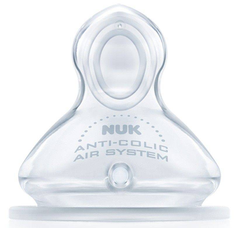 NUK ΘΗΛH PLUS SILICON NUK FIRST CHOICE PLUS ΓΙΑ ΓAΛΑ (Μ1 - 0-6 ΜΗΝΩΝ) 2ΤΜΧ