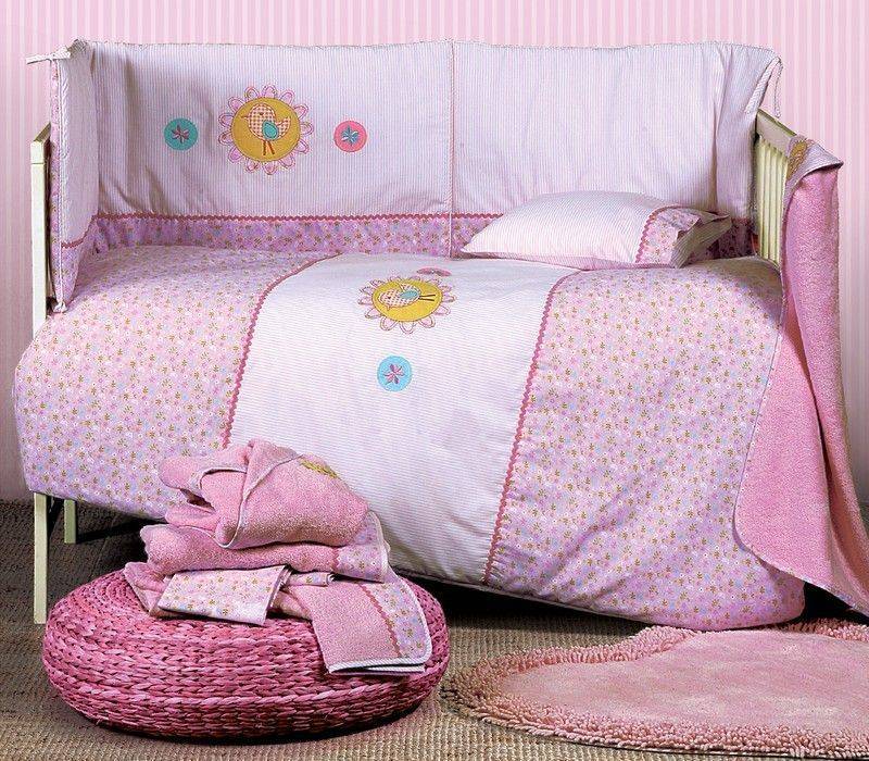 ΒΡΕΦΙΚΟ ΚΟΥΒΕΡΛΙ ΚΟΥΝΙΑΣ NEF NEF BIRD ΡΟΖ 90X140CM NEF-NEF