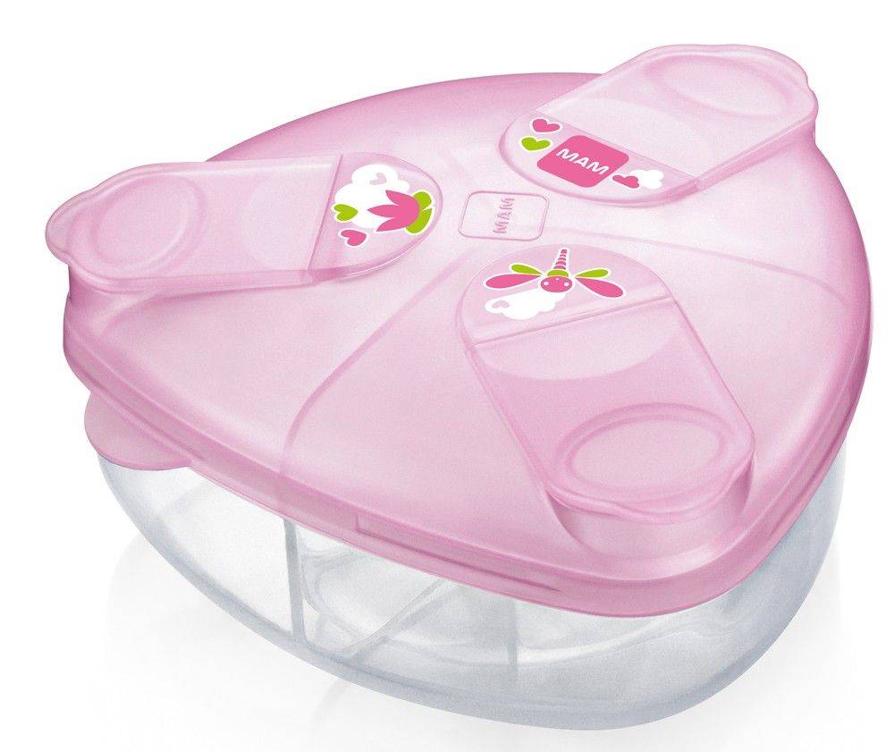 ΔΟΧΕΙΟ ΓΙΑ ΣΚΟΝΗ ΓΑΛΑΚΤΟΣ ΜΑΜ MILK POWDER BOX ΡΟΖ MAM