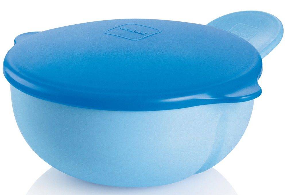 ΜΠΩΛ ΜΕ ΚΑΠΑΚΙ MAM FEEDING BOWL ΣΙΕΛ MAM