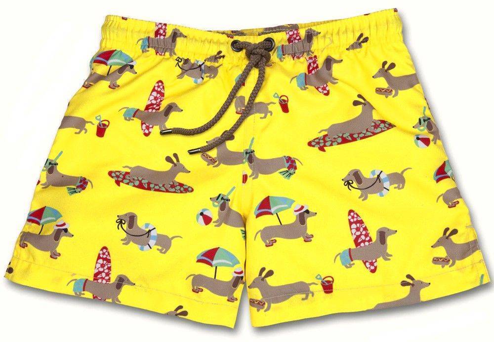 ΒΕΡΜΟΥΔΑ ΘΑΛΑΣΣΗΣ SUNUVA HOT DOG ΚΙΤΡΙΝΟ/ΠΟΛΥΧΡΩΜΟ (92ΕΚ.)-(1-2 ΕΤΩΝ)