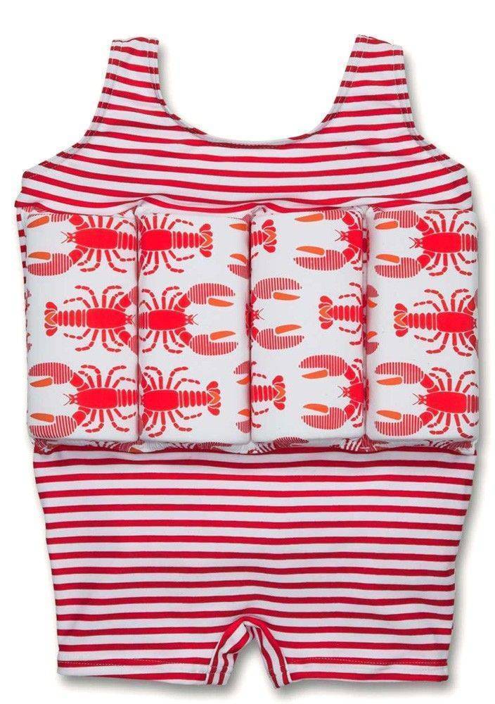 ΟΛΟΣΩΜΟ ΜΑΓΙΟ SUNUVA LOBSTER ΚΟΚΚΙΝΟ/ΛΕΥΚΟ (92ΕΚ.)-(1-2 ΕΤΩΝ)