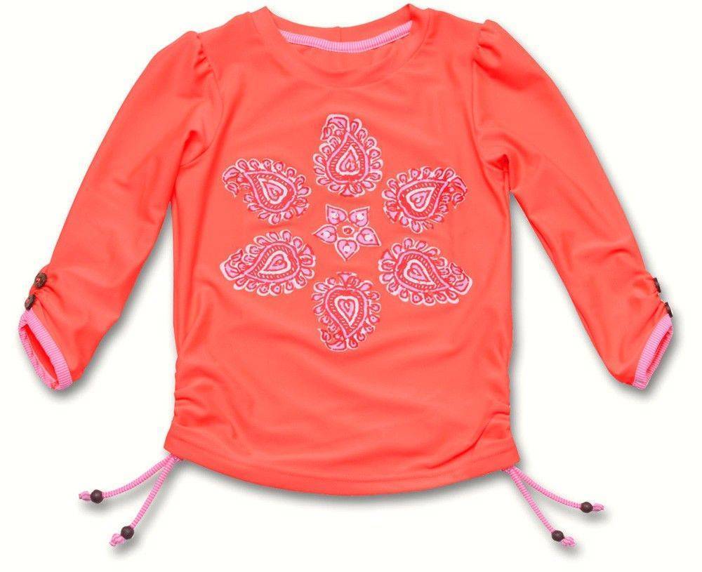 ΜΠΛΟΥΖΑ ΜΕ ΠΡΟΣΤΑΣΙΑ UV SUNUVA INDIAN PAISLEY ΚΟΡΑΛΙ (70ΕΚ.)-(3-6 ΜΗΝΩΝ)