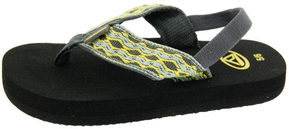 ΠΑΙΔΙΚΗ ΣΑΓΙΟΝΑΡΑ REEF GROM SMOOTHY ΥΦΑΣΜΑ ΜΑΥΡΟ (BLACK/MULTI) (EU:28/29)