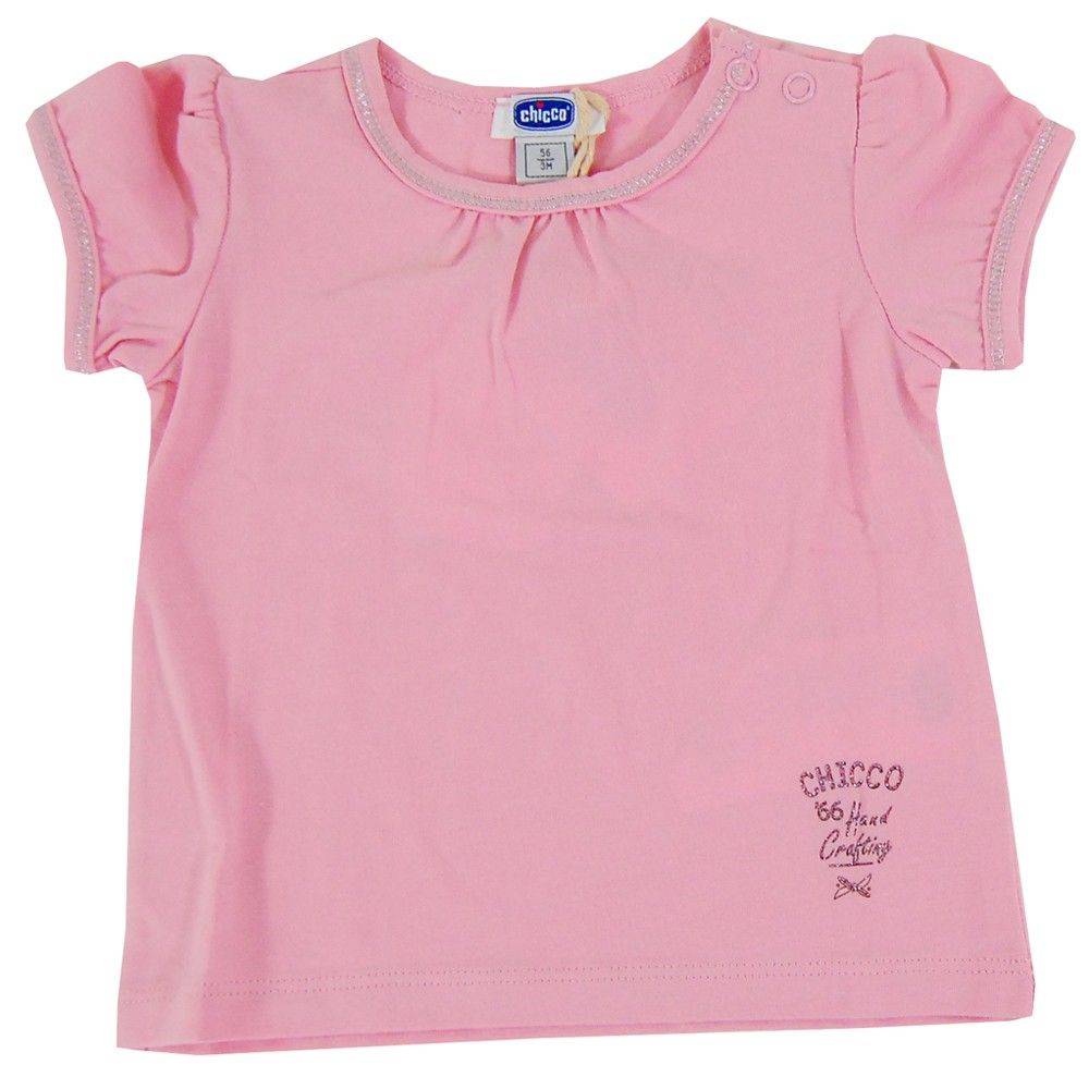 CHICCO ΜΠΛΟΥΖΑ ΚΟΝΤΟΜΑΝΙΚΗ CHICCO BASIC ΡΟΖ (68ΕΚ.)-(6-9 ΜΗΝΩΝ)