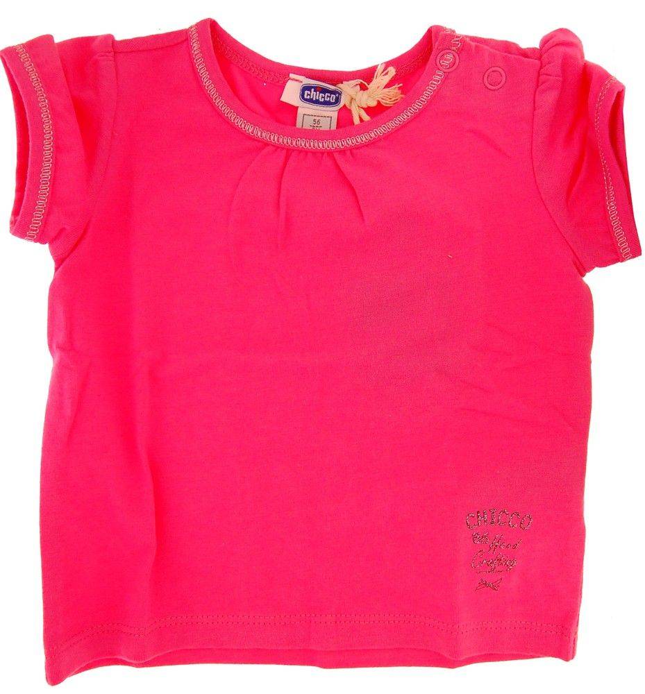 CHICCO ΜΠΛΟΥΖΑ ΚΟΝΤΟΜΑΝΙΚΗ CHICCO BASIC ΦΟΥΞΙΑ (56ΕΚ.)-(0-3 ΜΗΝΩΝ)