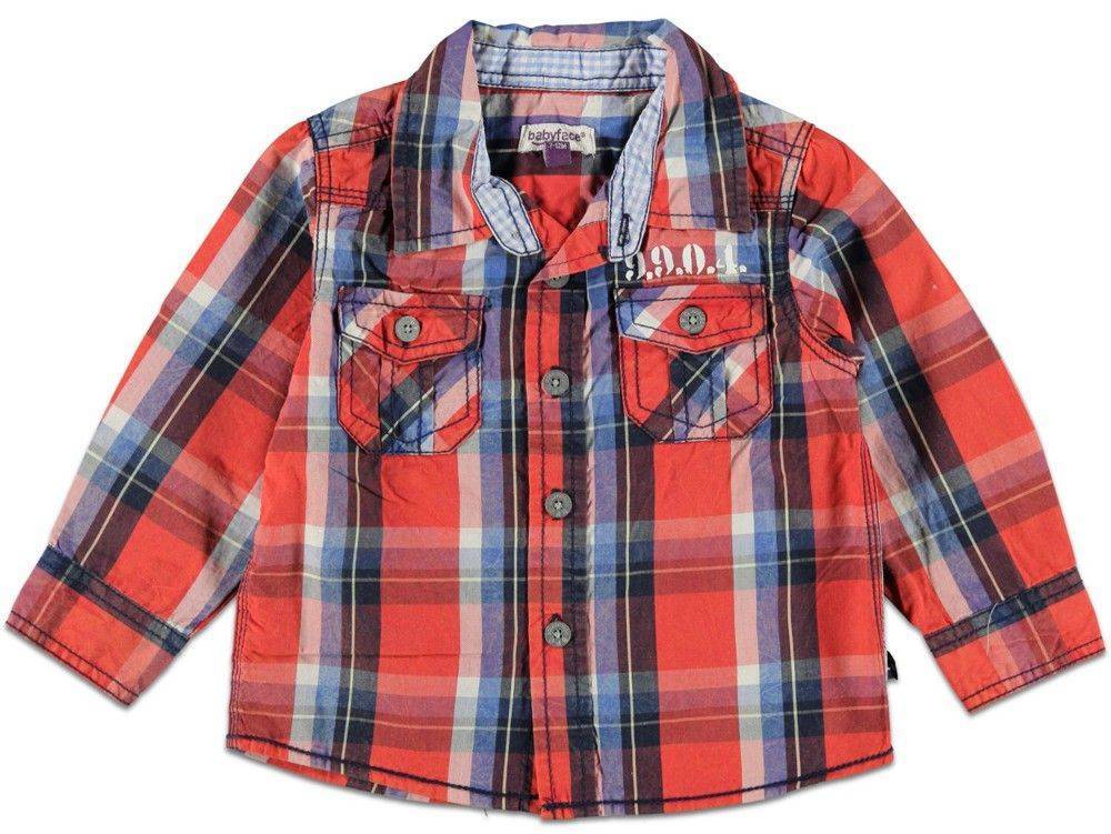 ΠΟΥΚΑΜΙΣΟ BABYFACE ΚΑΡΟ ΚΟΚΚΙΝΟ (74ΕΚ.)-(7-12ΜΗΝΩΝ)