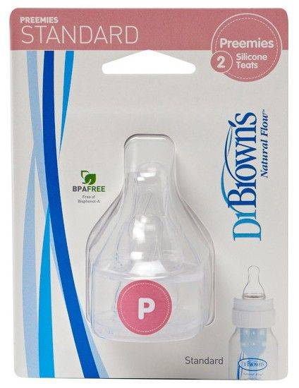 ΘΗΛH ΣΙΛΙΚΟΝΗΣ DR.BROWN'S ΓΙΑ ΣΤΕΝΟ ΛΑΙΜΟ ΠΡΟΩΡΑ 2ΤΕΜ. DR BROWNS